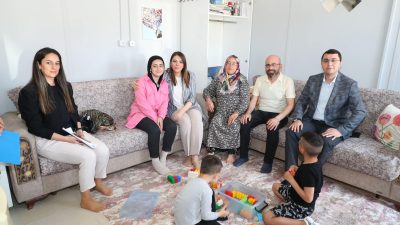 Hatay Valisi Mustafa Masatlı’nın eşi Bn. Esra Masatlı aile ziyaretleri