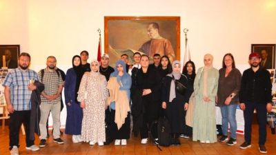 Türkiye Gazeteciler Cemiyeti Basın Müzesi, Danimarka Sjcrellands Privatskole Okulu öğrencilerini