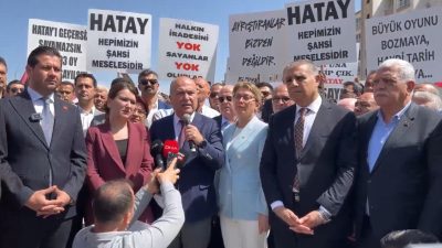 Cumhuriyet Halk Partisi Hatay seçimine yönelik itirazlarının 4. gününde bir