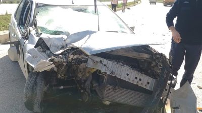 Antakya çevre yolu üzerindeki Sinanlı ve Baltacık kavşakları arasında meydana