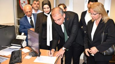 Kırıkhan Cumhur İttifakı Belediye Başkanı Ömer Erdal Çelik, görevine başlamak