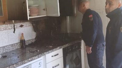 Hassa ilçesi Yuvalı Mahallesi’nde bir evde çıkan yangın, Hatay Büyükşehir