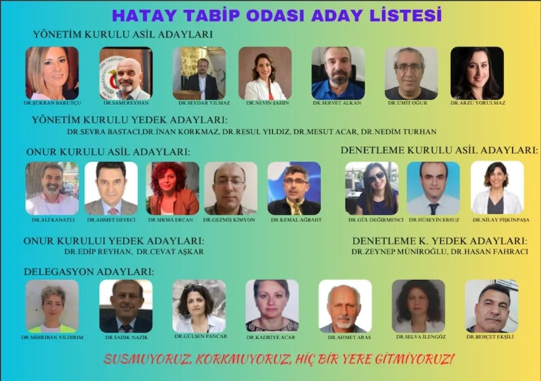 Hatay Tabip Odası Güç Tazeliyor