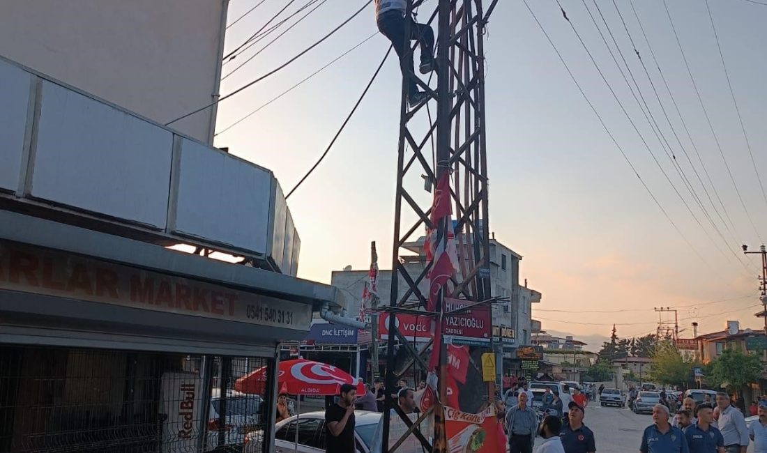 Hatay’ın Kumlu ilçesinde yaşanan