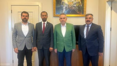 Yayladağı Belediye Başkanı Mehmet Yalçın, ilçeye hizmet kazandırmak için başkentte