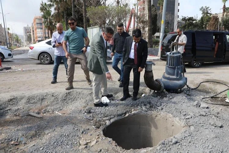 Kaymakam ve Belediye Başkanı incelemelerde bulundu