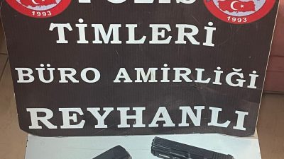 Hatay Emniyet Müdürlüğü ekipleri, silah ve mühimmat kaçakçılığı suçlarıyla ilgili