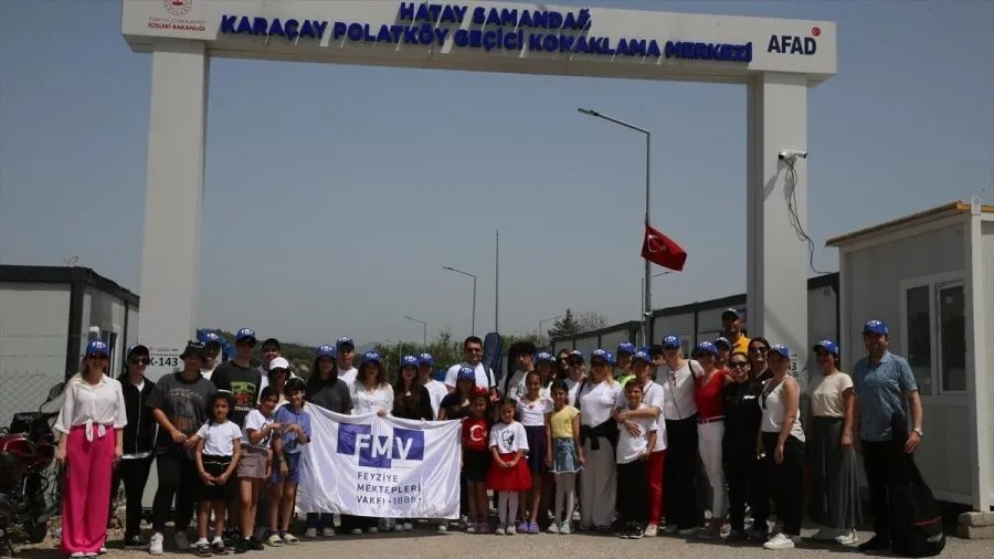 FMV Işık Okulları 23 Nisan’ı Hatay’daki çocuklarla kutladı