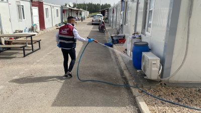Hatay Büyükşehir Belediyesi, il genelinde haşere ve vektörlerle mücadele kapsamında