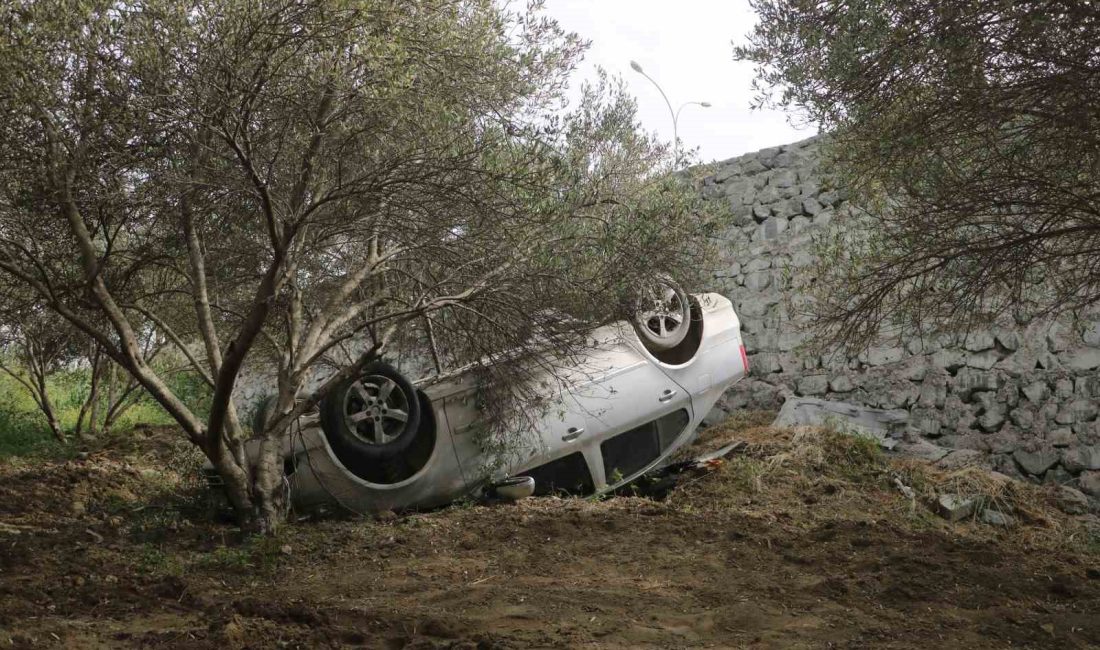 Hatay’da mesai yolunda aracıyla