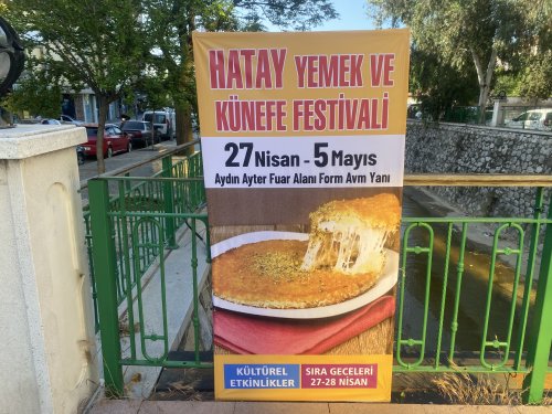 Aydın’da Hatay Yemek ve Künefe Festivali Rüzgarı Esiyor