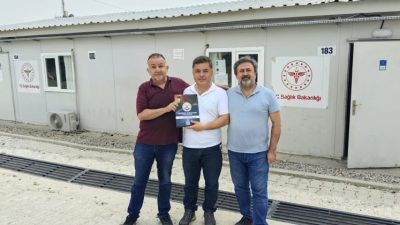 Hürriyet Sağlık-Sen üyesi iki aile hekimi, deprem bölgesi Hatay’da yaşanan