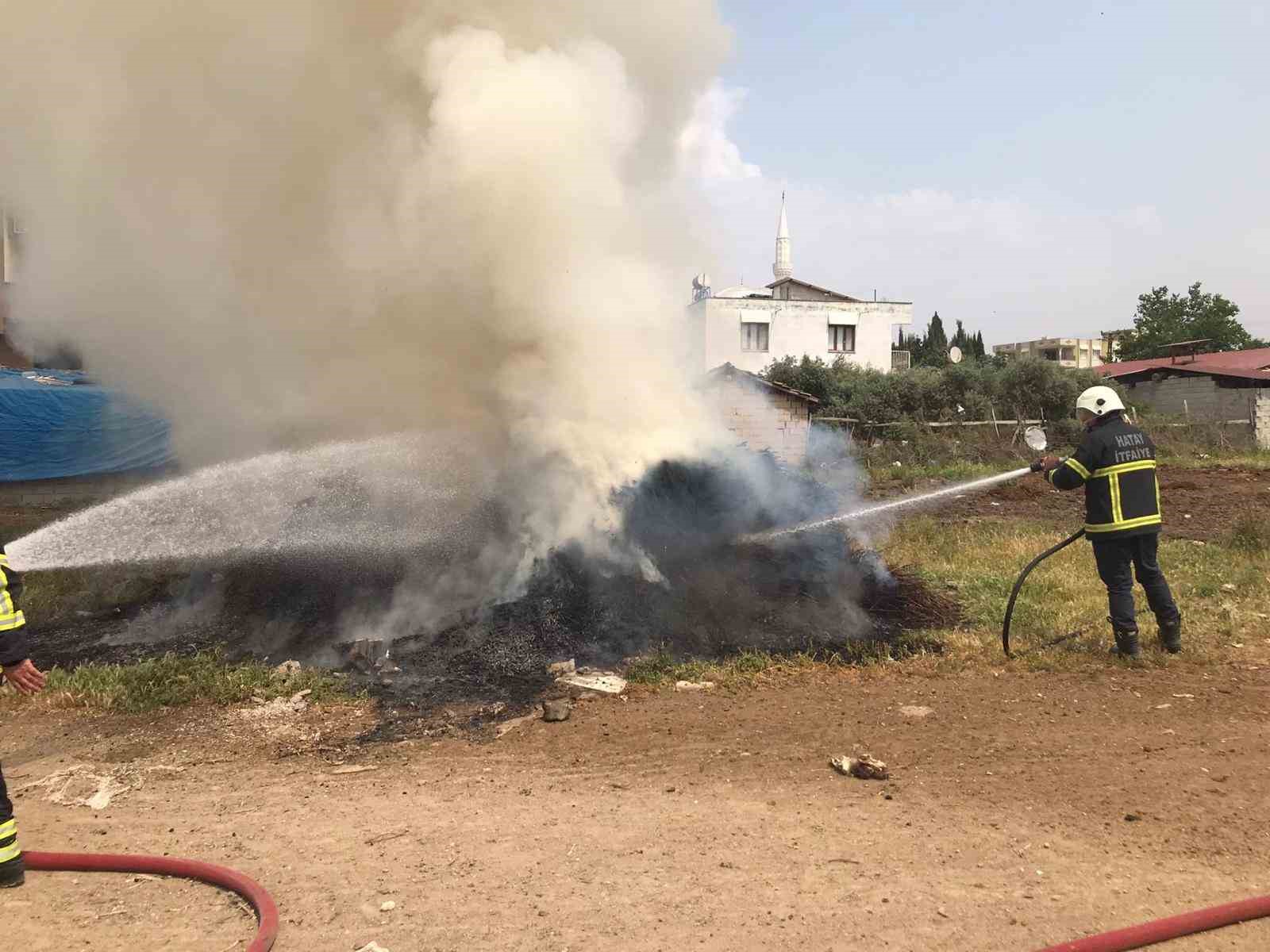 Odunluk yangını söndürüldü