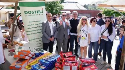 Türkiyemspor’un Kreuzberg’deki tesislerinde Türkiye kökenli iş insanlarının, STK temsilcilerinin, çeşitli