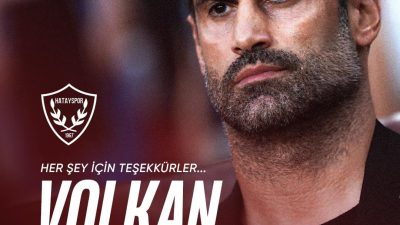 Hatayspor kulübü, dün istifa eden teknik direktörü Volkan Demirel’e hizmetleri