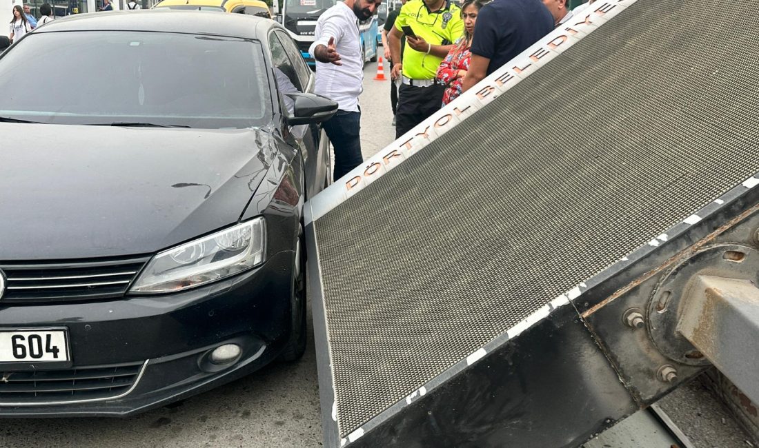 Hatay’ın Dörtyol ilçesinde, tırın