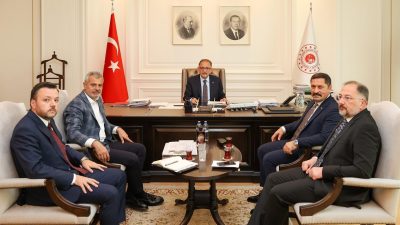 Hatay Valisi Mustafa Masatlı ve Hatay Büyükşehir Belediye Başkanı Mehmet