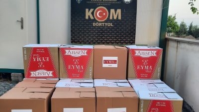 Hatay Emniyet Müdürlüğü’ne bağlı ekipler tarafından kaçakçılık olaylarına yönelik yapılan