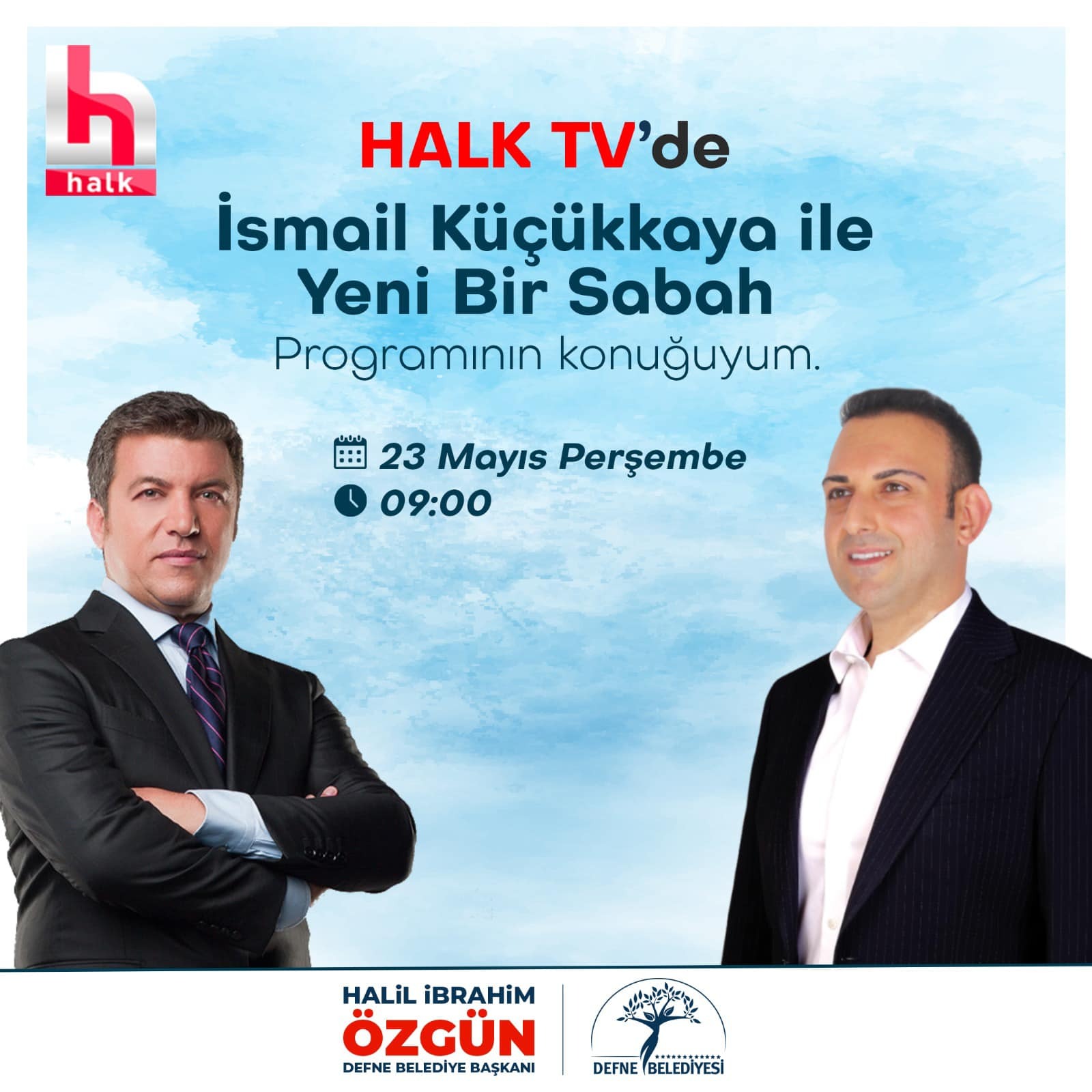 Başkan Özgün, Halk TV’de Canlı Yayına Katılacak