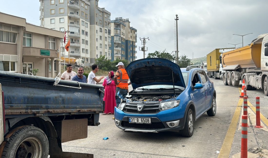 Hatay’ın İskenderun ilçesinde tırla