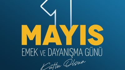 Hatay Büyükşehir Belediye Başkanı Mehmet Öntürk, 1 Mayıs Emek ve