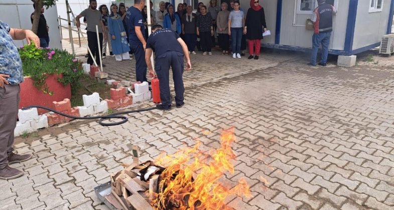 HBB yangın tatbikatlarına devam ediyor