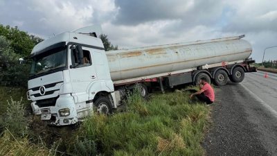 Dörtyol Erzin D400 Karayolu, kısa süre önce kullanıma açılmasına rağmen