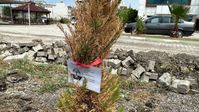 Hatay’ın İskenderun ilçesinde, depremde vefat eden 5 öğrenci anısına 200