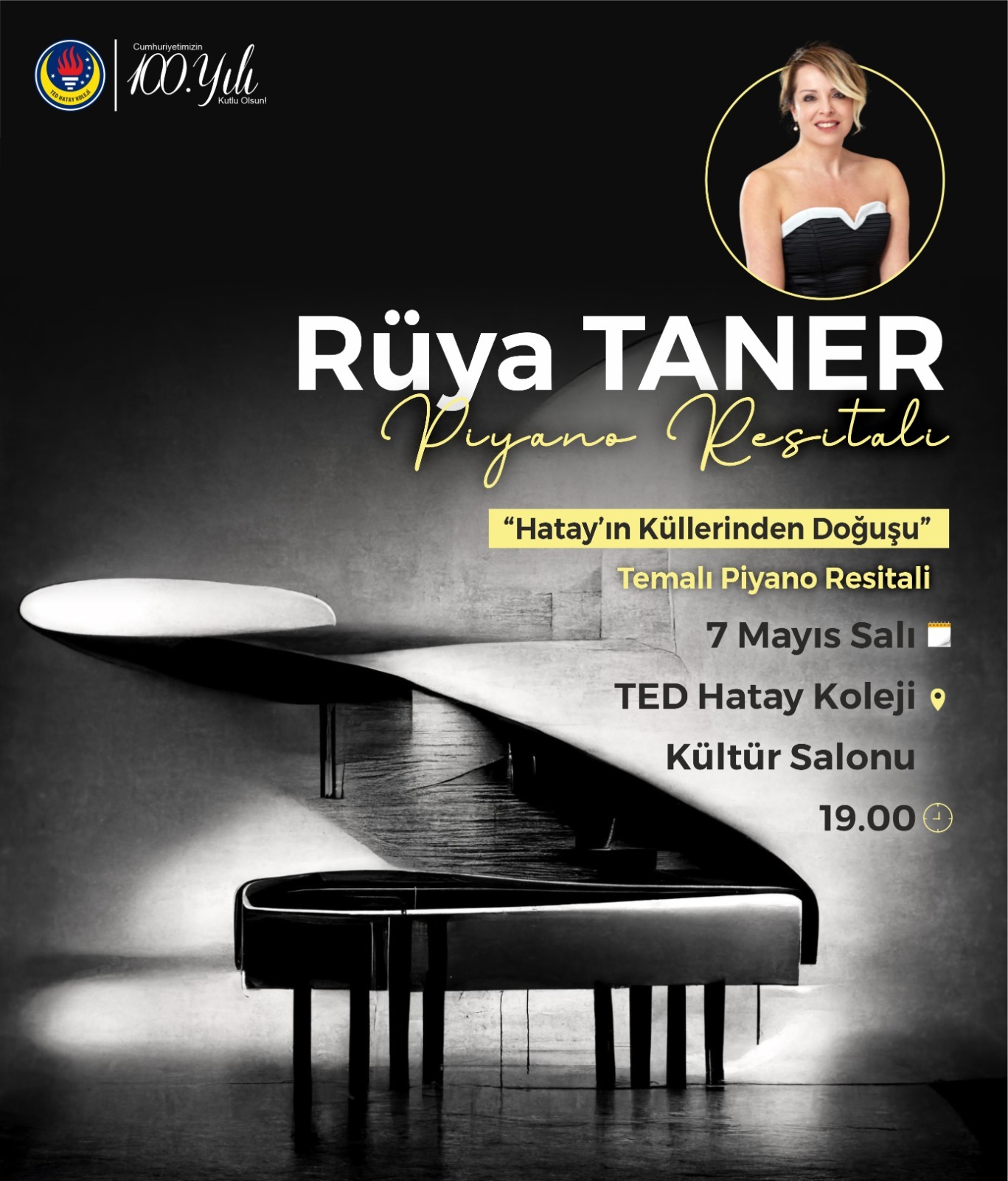 TED Kolejinden Rüya Taner piyano resitali