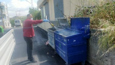 Hatay Büyükşehir Belediyesi, il genelinde haşere ve vektörlerle mücadele kapsamında