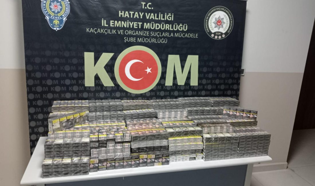 Hatay Emniyet Müdürlüğü ekipleri, kaçakçılıkla mücadele kapsamında gerçekleştirdikleri operasyonda önemli