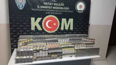 Hatay Emniyet Müdürlüğü ekipleri, kaçakçılıkla mücadele kapsamında gerçekleştirdikleri operasyonda önemli