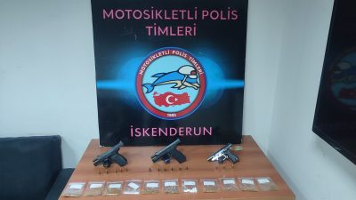 Hatay Emniyet Müdürlüğü ekipleri, İskenderun genelinde gerçekleştirdikleri operasyonla suçla mücadelede