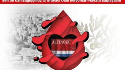 Altınözü Belediyesi, kan bağışının önemine dikkat çekmek ve birbirlerine yardım