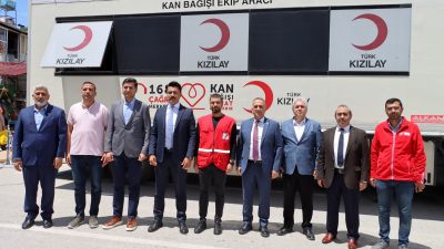 Türk Kızılay Hatay Şubesi tarafından düzenlenen kan bağışı etkinliği, Altınözü