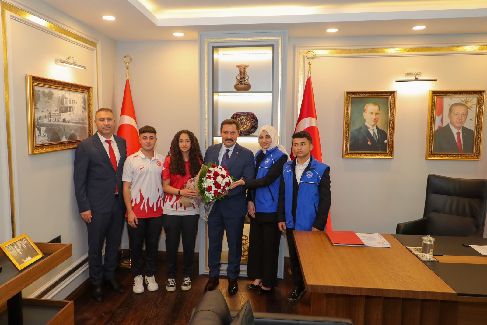 Taekwondo şampiyonlarının durağı Vali Masatlı