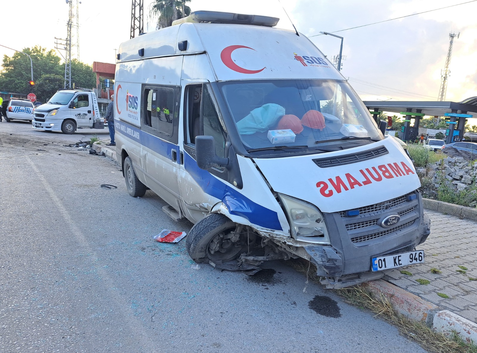 Ambulanslara Kıymayın Efendiler! Yine kaza Oldu