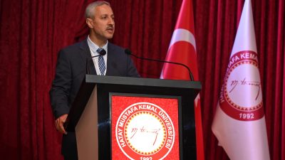 Mustafa Kemal Üniversitesi(MKÜ) Ziraat Fakültesi tarafından Atatürk Konferans Salonunda Hatay