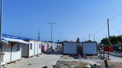 Hatay’da aşırı yağışlar sonrası Hatay İl Jandarma yanında bulunan İGA