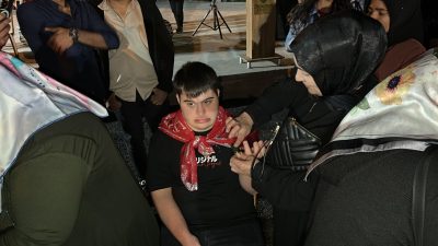 Hatay’ın Dörtyol ilçesinde, bir günlük temsili askerlik yapacak engelli gençler