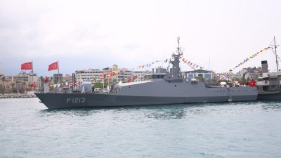 Hatay’ın İskenderun ilçesinde, TCG Karpaz, TCG Gökova ve TCG Nusret