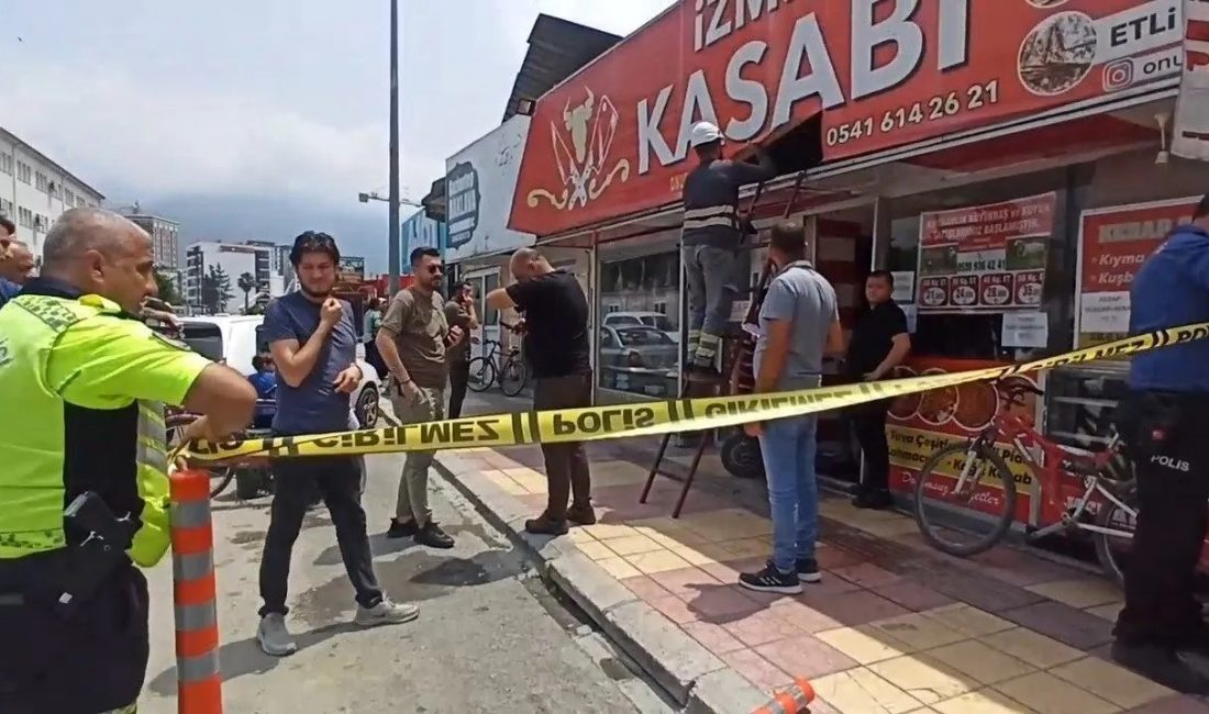 Hatay’ın İskenderun ilçesinde, bir