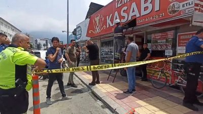 Hatay’ın İskenderun ilçesinde, bir kasap dükkanında meydana gelen elektrik akımı