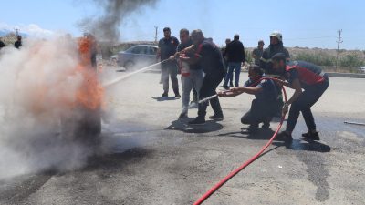 Hatay Büyükşehir Belediyesi İtfaiye Daire Başkanlığına bağlı ekipler, il genelinde