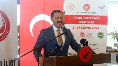 Türk Mutfağı Haftası etkinlikleri kapsamında, Hatay Valiliği tarafından alınan 6