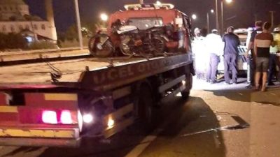 Hatay’ın Dörtyol ilçesinde meydana gelen trafik kazasında, motosiklet sürücüsü İsmail