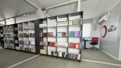 Türk Kızılay tarafından 6 Şubat 2023 depremlerinden etkilenen Hatay’daki konteyner