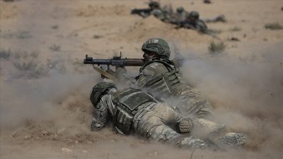 Milli Savunma Bakanlığı, Suriye’nin kuzeyindeki Fırat Kalkanı bölgesine taciz ateşi