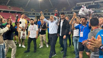 Hatayspor’un Süper Lig’de kalma başarısını sağladığı maçın ardından Hatay Büyükşehir