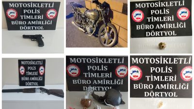 Hatay Emniyet Müdürlüğü ekipleri, Dörtyol İlçesi genelinde şüpheli şahıslar ve